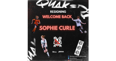 Welcome Back Sophie Curle 