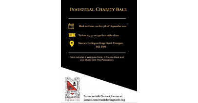 Charity Ball tickets now on Sale