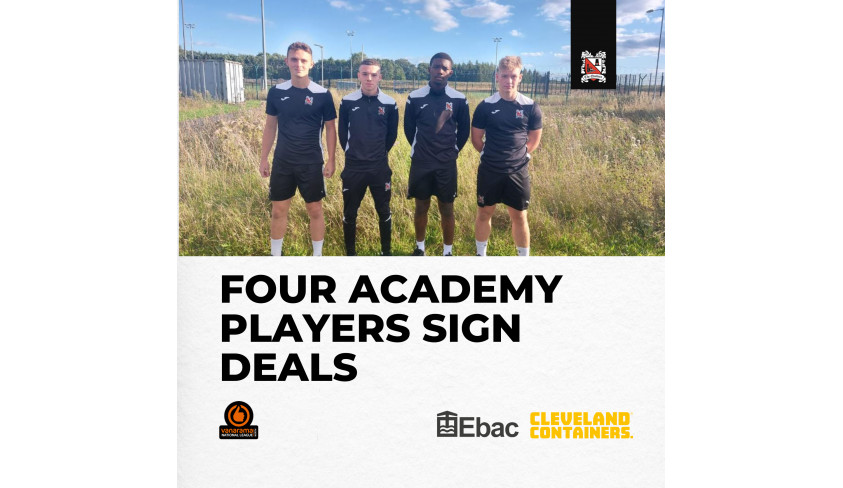 Four Academy players sign for the first team