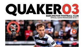 In Monday's matchday programme