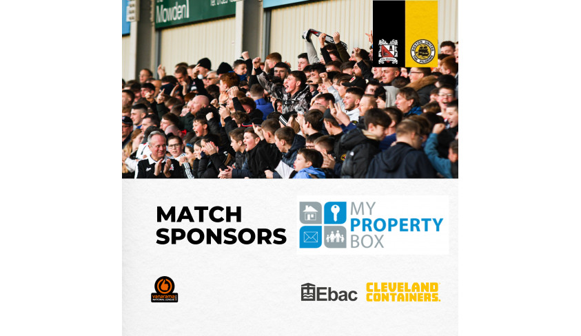 Thanks to our match sponsors: My Property Box