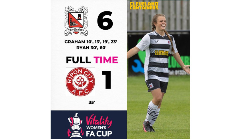 Four goal Nicole fires Quakers into the next round of the Women's FA Cup