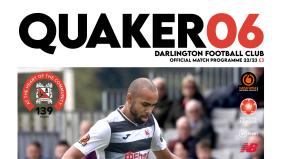 In Saturday's matchday programme