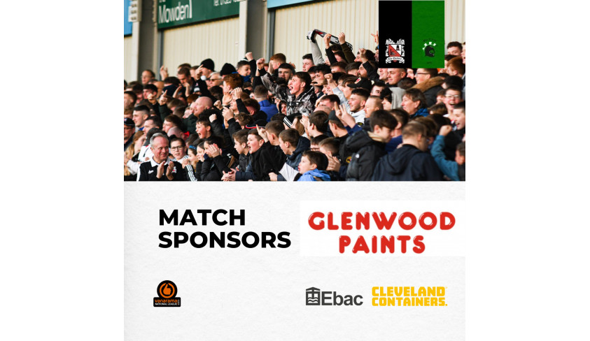 Thanks to Glenwoods, our match sponsor for Tuesday's game