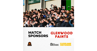 Thanks to Glenwoods, our match sponsor for Tuesday's game