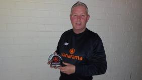 Alun wins the Manager of the Month award!