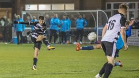 Action from the Telford Trophy game