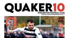 In Tuesday's matchday programme