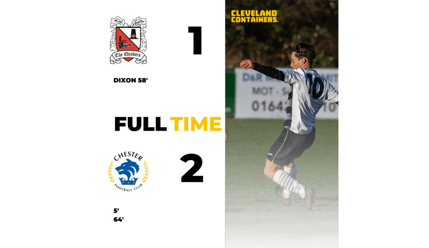 Narrow cup defeat for the Quaker U19s