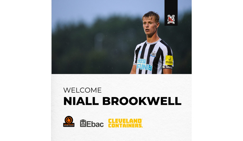 Quakers sign Niall Brookwell from Newcastle