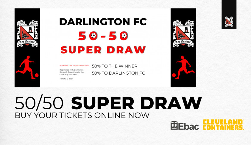 Announcing the new Super 50/50 draw