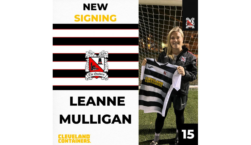 Darlington Women sign Leanne Mulligan