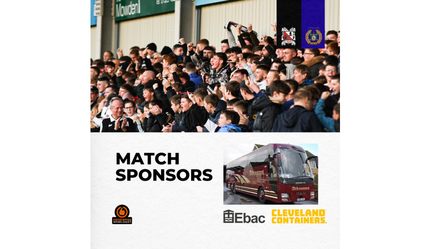 Thanks to our match sponsors: H Atkinsons and Sons