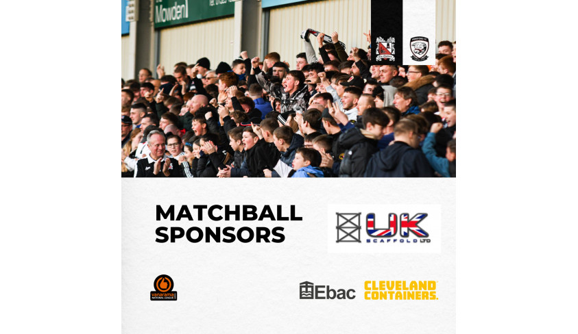 Thanks to our matchball sponsors: UK Scaffold Ltd