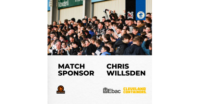 Thanks to our match sponsor: Chris Willsden