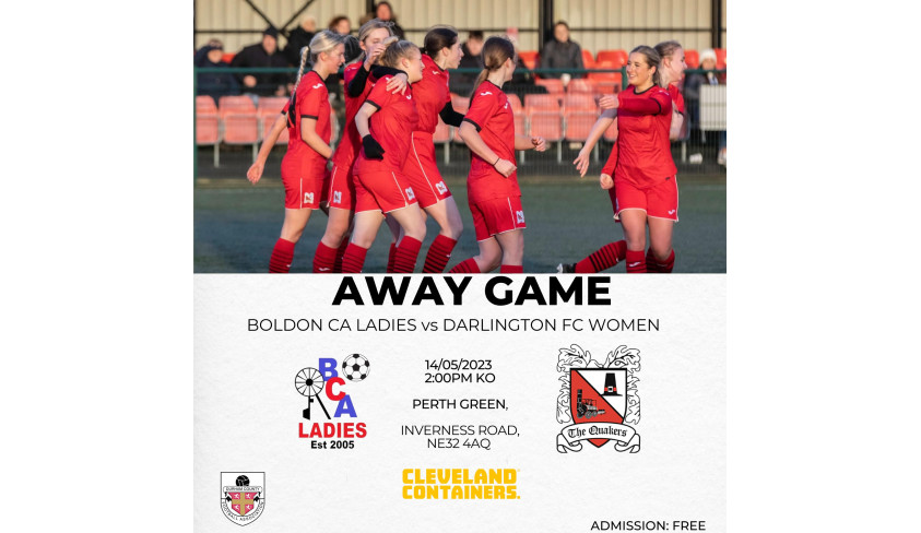 Darlington Women travel to Boldon on Sunday