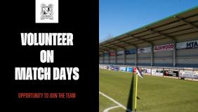 Lend a Hand on matchdays at Blackwell Meadows!