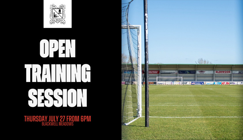 Open Training session on Thursday