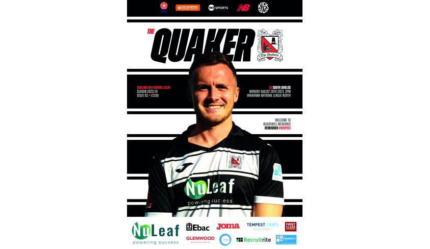 In Monday's matchday programme