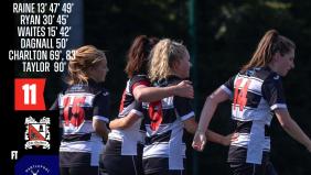 Quakers put eleven past Hartlepool