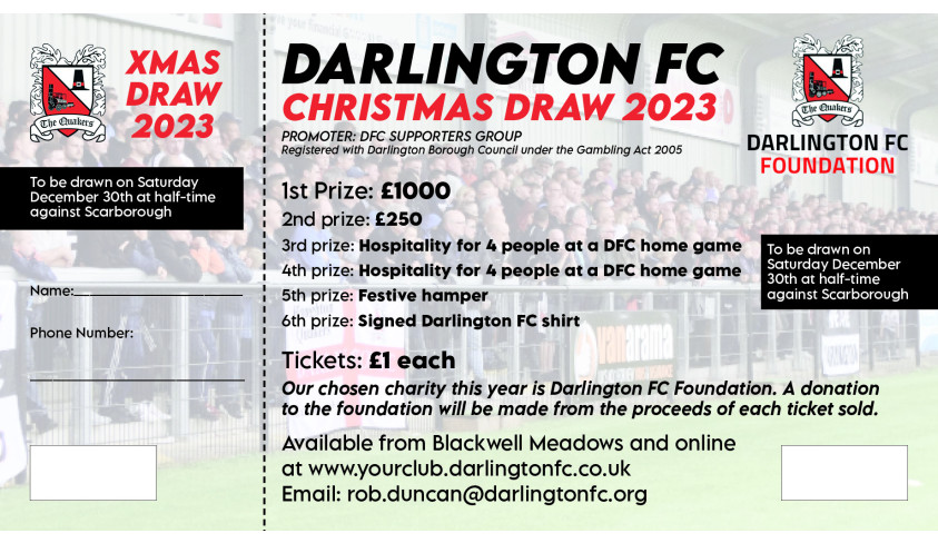 Win £1000 in our Christmas Draw