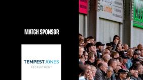 Thanks to our match sponsors: Tempest Jones