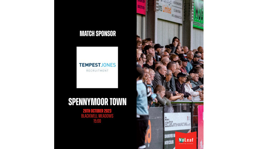 Thanks to our match sponsors: Tempest Jones