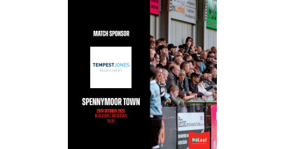 Thanks to our match sponsors: Tempest Jones