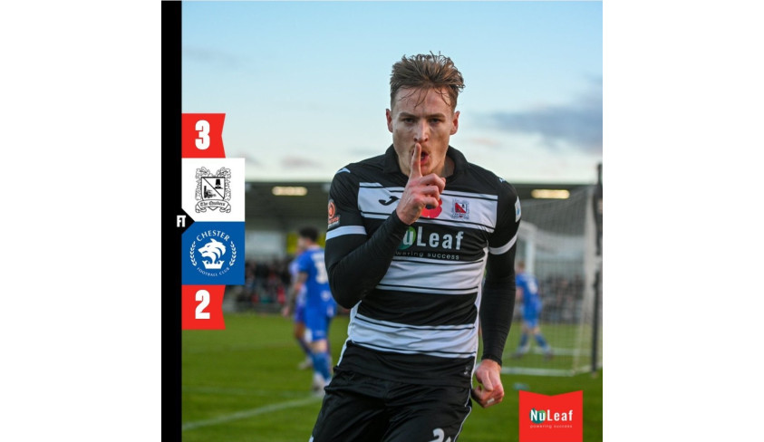 Post match reaction from Darlington v Chester