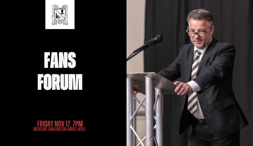 Fans Forum - Friday 7pm