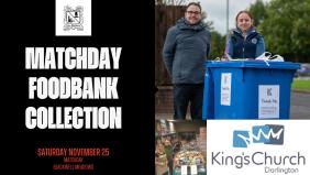Foodbank collection on Saturday