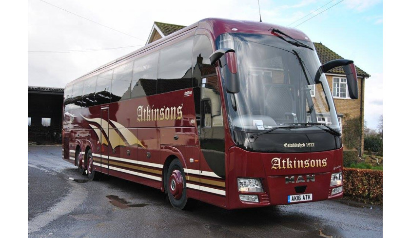 Thanks to our match sponsors -- Atkinsons Coaches