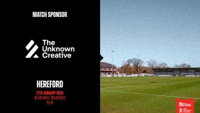 Thanks to our match sponsors: Unknown Creative