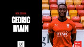 Quakers sign Cedric Main from York