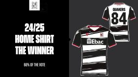 The winner of the home shirt vote