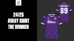 The winner of the away shirt vote