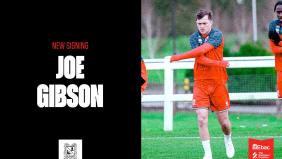 Quakers sign Joe Gibson from Middlesbrough