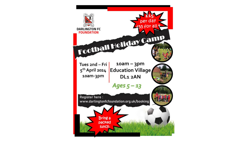Come to the Foundation's Holiday Camp!