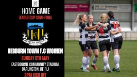 Darlington Women in semi final action on Sunday