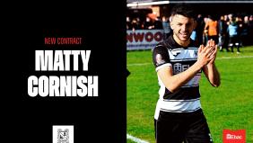 Matty Cornish signs a new contract