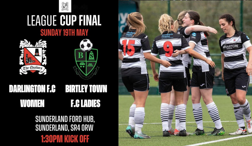 Darlington Women are up for the Cup!