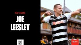 Quakers sign Joe Leesley for the second time