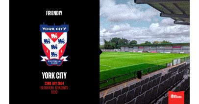 Quakers host York City in pre-season