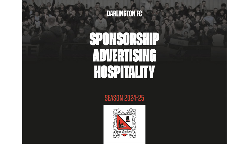 Boost your business, and Darlington FC!