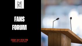 Fans' forum on Friday