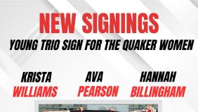 Three new signings for the women's team
