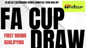 Women's team at home in FA Cup