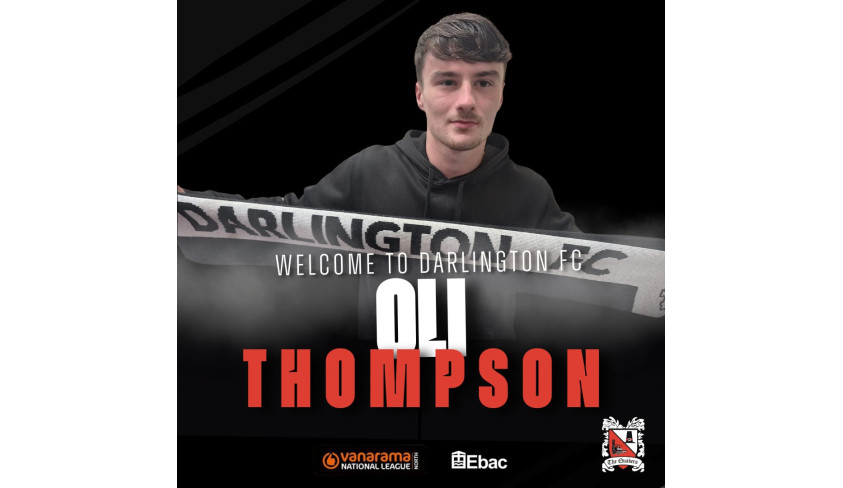 Quakers sign Oli Thompson from Gateshead