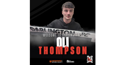 Quakers sign Oli Thompson from Gateshead