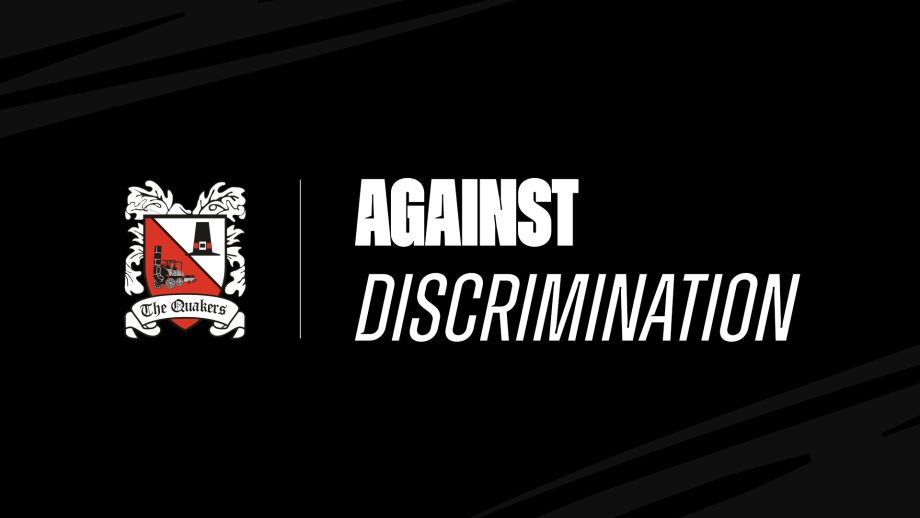 click here to read about Darlington FC against discrimination